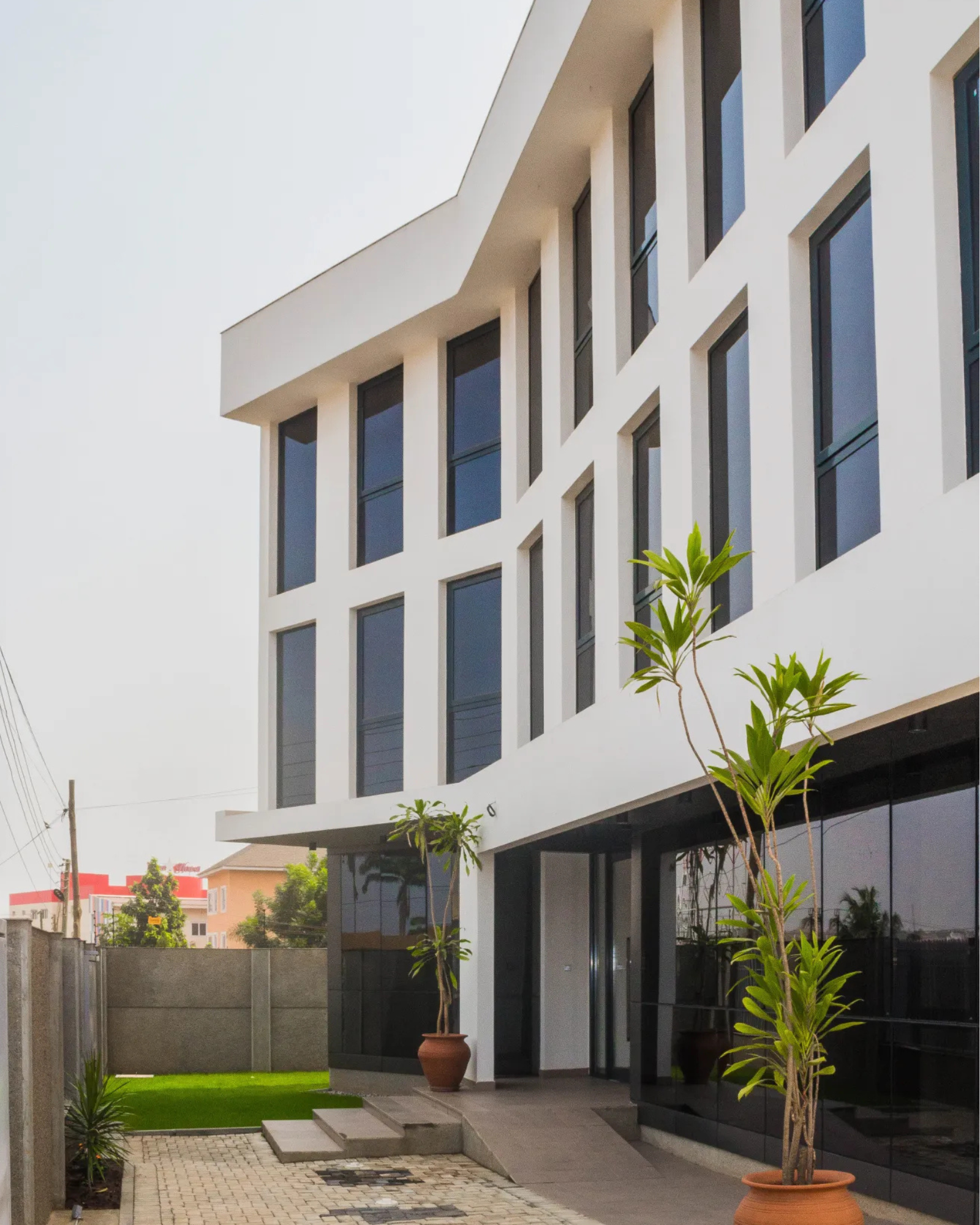 Modern architectural residence developed by Ahodie Homes in Ghana